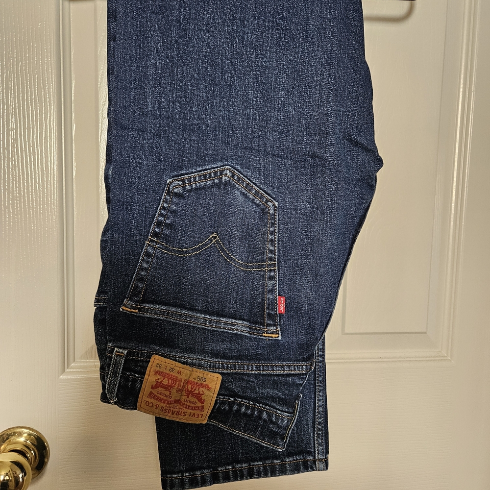 Levi's Men's Dark Blue Straight Jeans 32X32